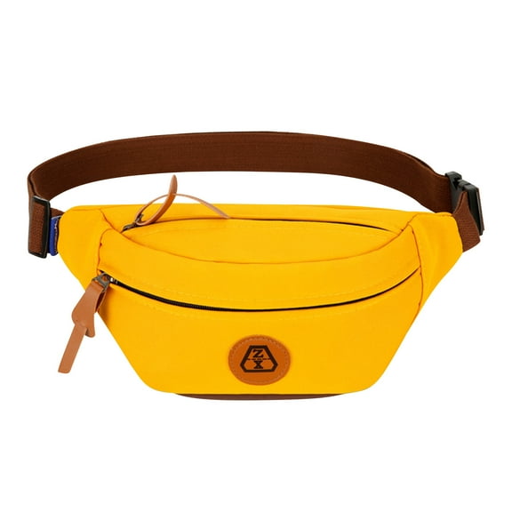 dajkiuy Fanny Pack for Women Men,Crossbody Bag with 5-Zipper Pockets,Adjustable Waist Bag Pack,One of the Most Popular Travel Essential Gifts for Walking,Traveling,Cycling and Shopping（Yellow）