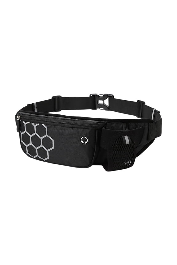 Fanny Packs for Women,Upgraded Running Belt with Water Bottles,Slim Walking Belt for Men & Women for Hiking, Cycling, Workouts, Running, and Travel,Running Waist Pack(Black)