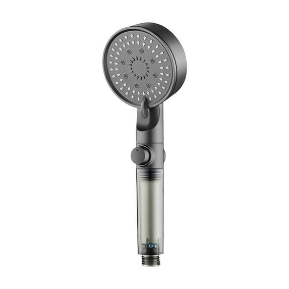 dajkiuy Filtered Shower Head with Handheld - 5 Spray Mode High Pressure Shower Heads - Anti-clog Nozzles, Easy Instal, Water Saving, Durable, Detachable anti blocking, Gray