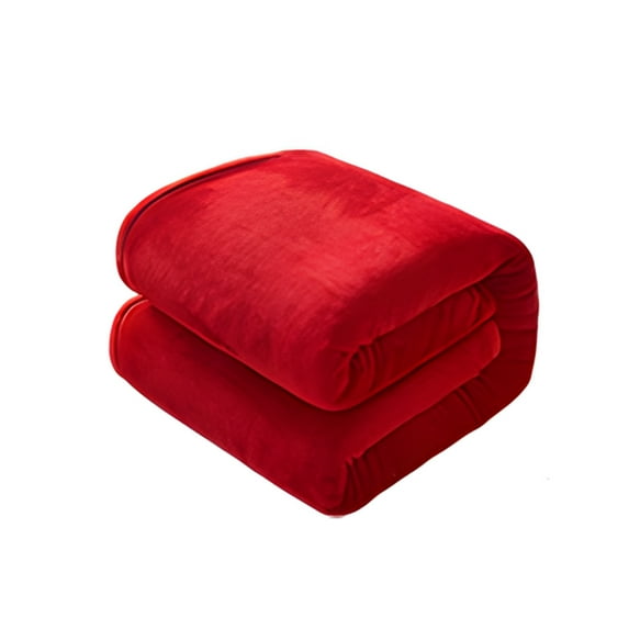dajkiuy Flannel Fleece Throw Blanket,Soft Luxuries Throw Blanket Softest Warm Elegant Cozy Fleece Throw Blanket for Bed, Sofa, Couch, Travel, Camping, 28 x 40 inches (Red)