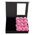 thumbnail image 1 of dajkiuy Gift Box with Lids, Necklace Gift Box for Women, Romantic Valentines Preserved Roses Packaging Box with 12 Roses for Valentines Day Mothers Day Anniversary Birthday (Pink), 1 of 1