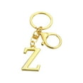 thumbnail image 1 of dajkiuy Gold Initial Letter Keychain for Women Bag Charms for Handbags Metal Alphabet Keychain, Z, 1 of 6