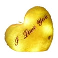 thumbnail image 1 of dajkiuy Heart Shaped Glowing 'I Love You' Pillow, Valentines Day, Birthdays, Anniversaries, I Love You Gifts White (11.8x13.7 inch,Yellow), 1 of 6