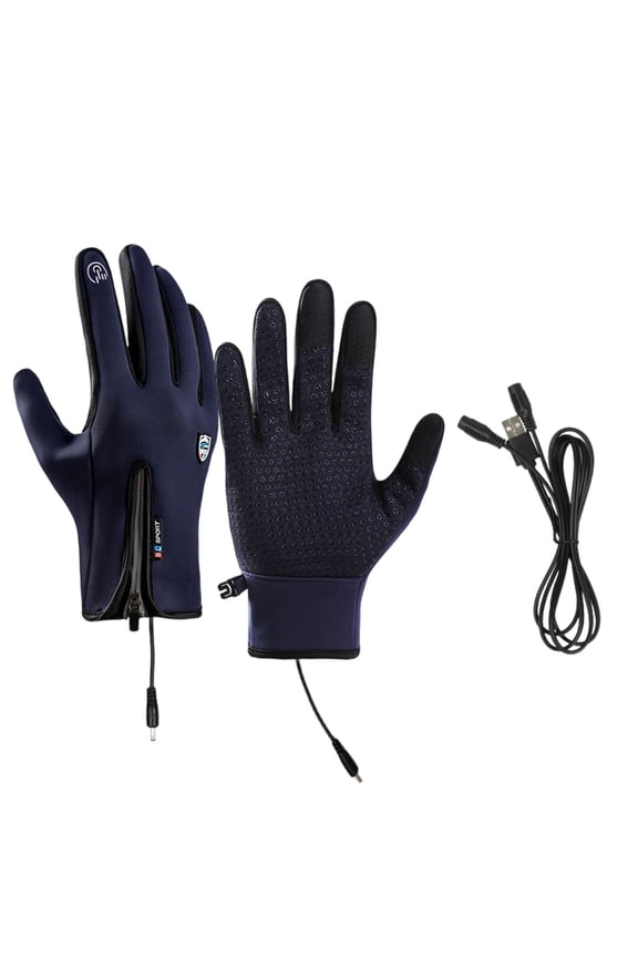 Heated Gloves for Men & Women, USB Electric Heating Gloves with Touchscreen, Winter Gloves for Outdoor Work Skiing Hunting Hiking(1 Pair Glove)