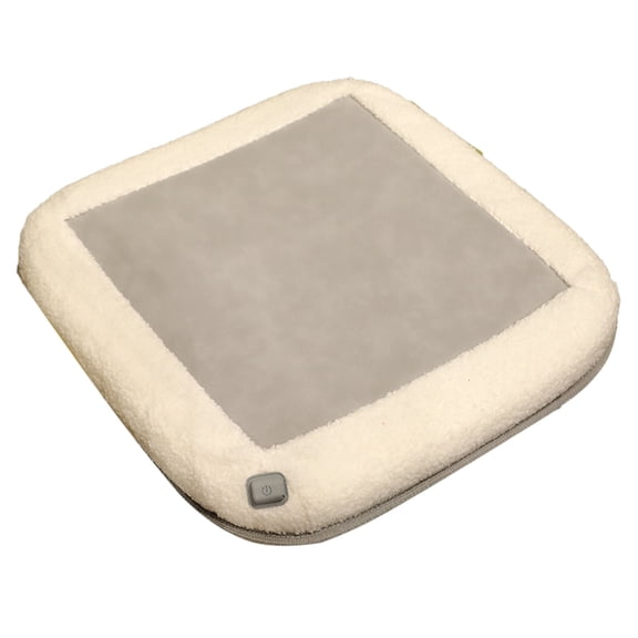 dajkiuy Heated Seat Cushion, 3 Heat Settings, Heating Chair Pad for Office, Home, Stadium, Outdoor, Camping, Wheelchair, USB Powered, 15.7x15.7 Inch