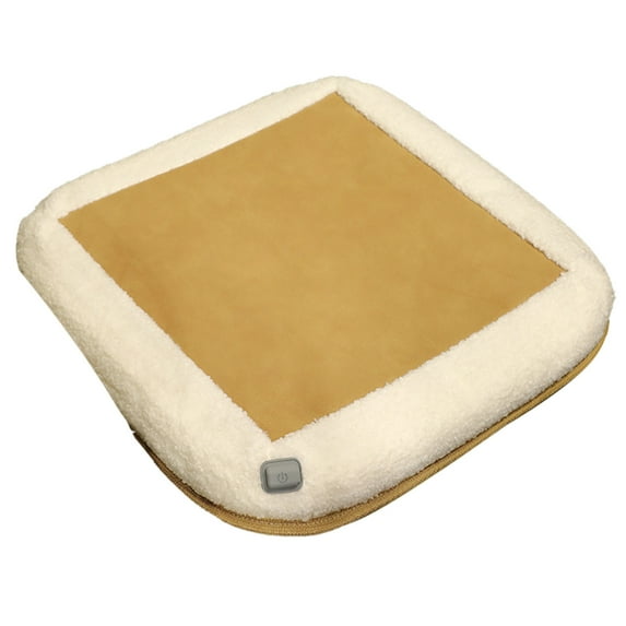 dajkiuy Heated Seat Cushion, 3 Heat Settings, Heating Chair Pad for Office, Home, Stadium, Outdoor, Camping, Wheelchair, USB Powered, 15.7x15.7 Inch