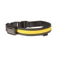 thumbnail image 1 of dajkiuy Light Up Dog Collar,Lighted Reflective Dog Collars for Night,USB Rechargeable and Solar Charging,Glow Collar for Dogs, Waterproof Adjustable Flashing Dog Collar for Night Safety(Yellow,M), 1 of 4