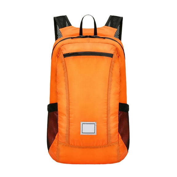 dajkiuy Lightweight Hiking Daypack, Waterproof Camping Packable Backpack Ultralight for Travel, Airplane, Adults (Orange)