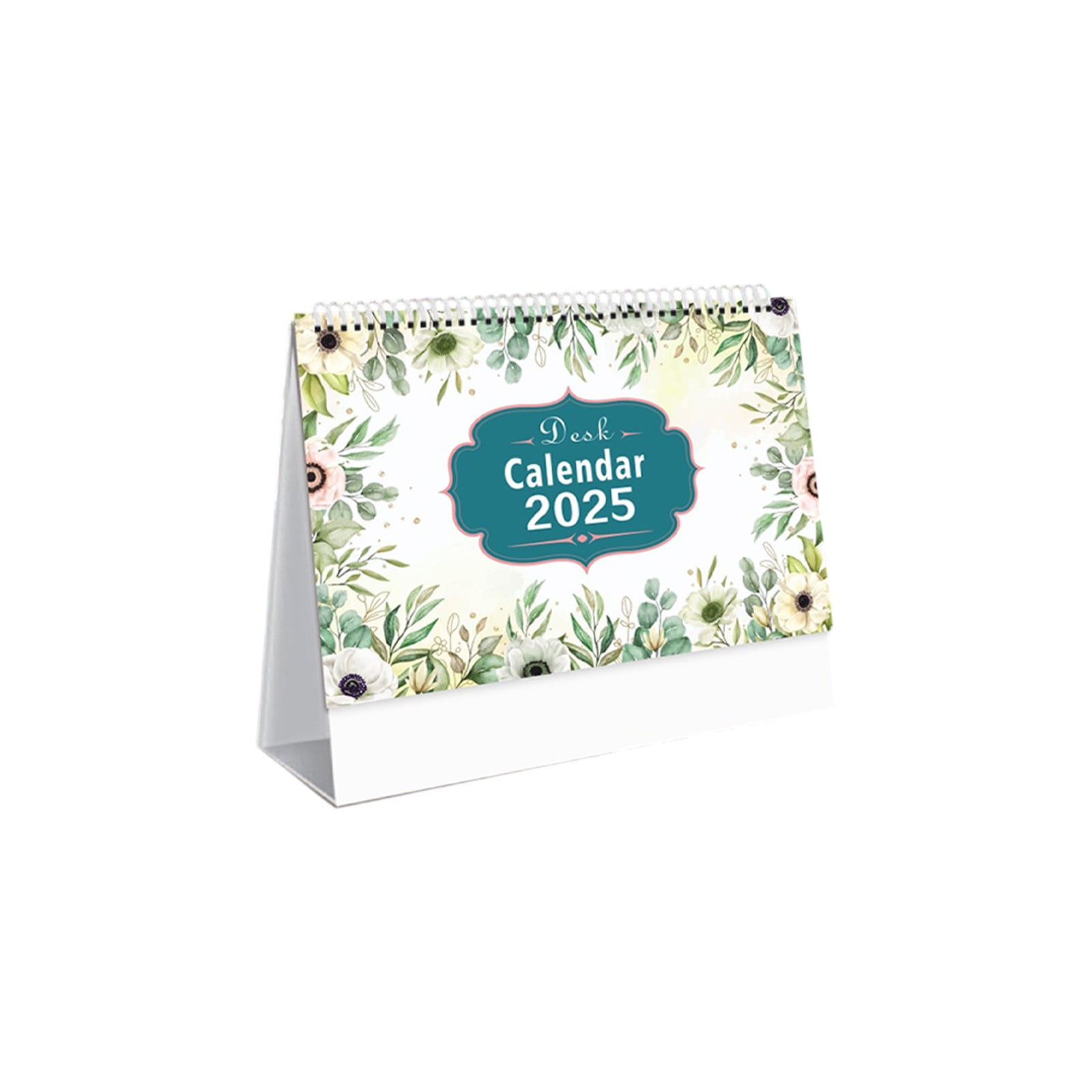 dajkiuy Mini Desk Calendar 2025, Small Standing Flip Desk Calendar 2025
