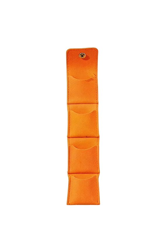Mini Travel Jewelry Bag, Mini Travel Jewelry Roll Bag with Buckle, for Earrings, Rings, Necklaces