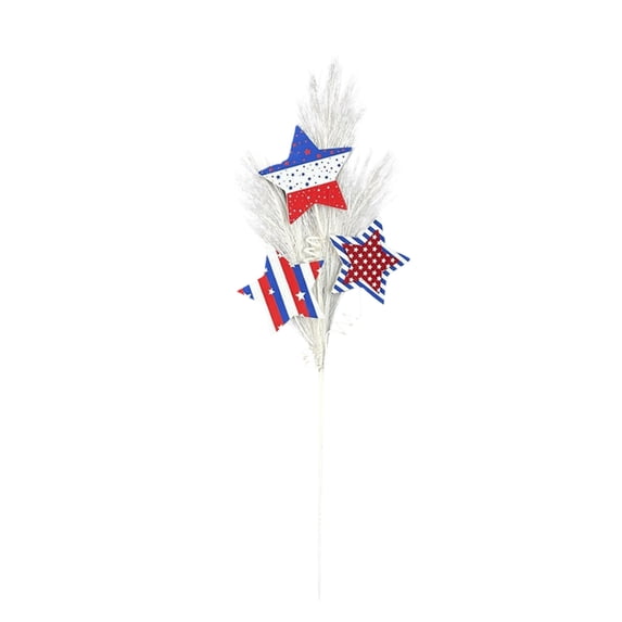 dajkiuy Patriotism Artificial Berry Stems Picks Red White Blue Cuttings Branch For 4th Of July Independence Day Memorial Day Veterans Independence Day 19 inches