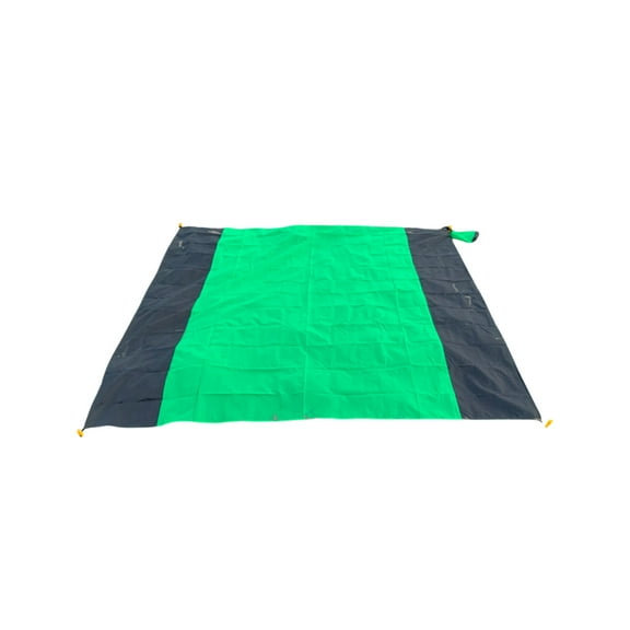 dajkiuy Picnic Blanket, Mini Pocket Beach Mat 55 x 78IN (2-3 People) Foldable,Lightweight Waterproof Sand Free,Foldable Thin Ground Sheet for Outdoor Camping Hiking Travel - Green