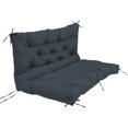 thumbnail image 1 of dajkiuy Porch Swing Cushion with Backrest,Waterproof Bench Cushion for Outdoor Furniture,Thickened swing cushion for Patio,Outdoor,Backyard and Garden (Black,39x39 in), 1 of 6
