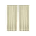 thumbnail image 1 of dajkiuy Sheer Curtains Semi Transparent Rod Pocket Curtains for Bedroom and Living Room, 52x84 Inch, 1 of 6