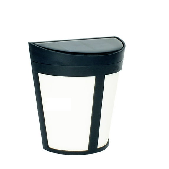 dajkiuy Solar Wall Lights Outdoor, Solar Led Waterproof Lighting for Deck, Fence, Patio, Front Door, Stair, Landscape, Yard and Driveway Path,Warm White,1Pcs(6Led)