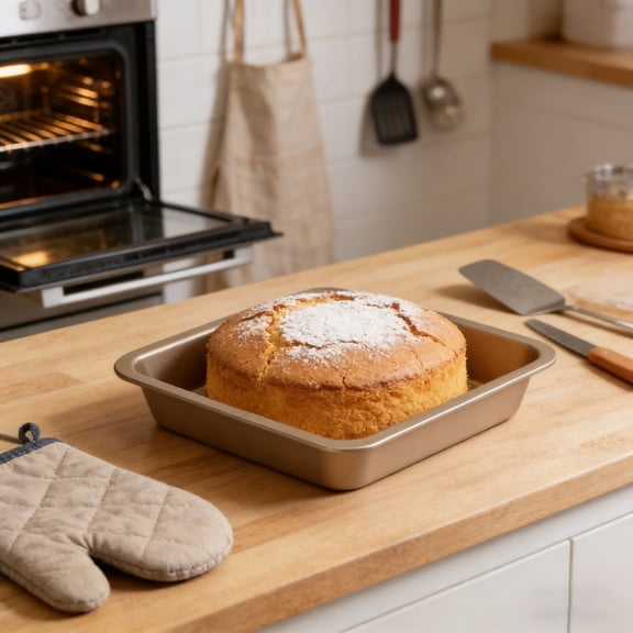 dajkiuy Square Baking Pan, Cake Pan Perfect for Brownies, Lemon Bars, Lasagna