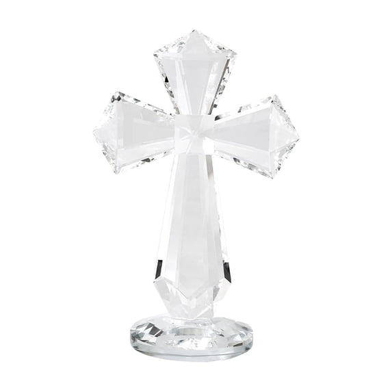 dajkiuy Standing Cross Figurine Tabletop Cross for Home Decor, Valentines Day Gift for Women