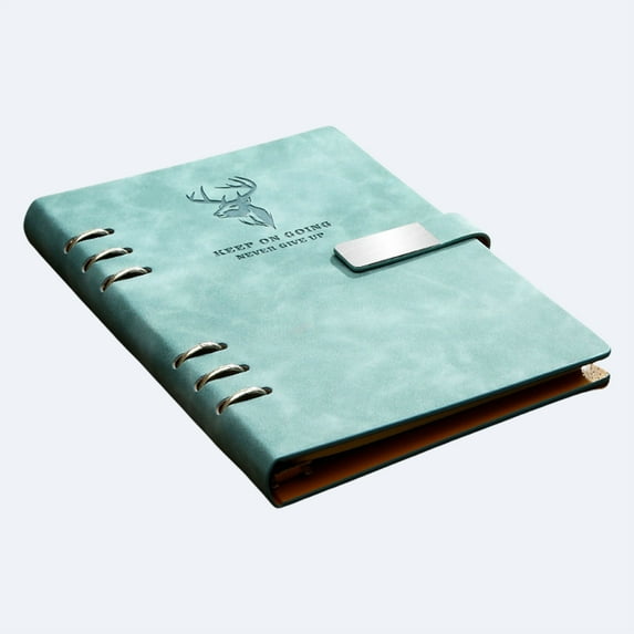 dajkiuy Subject Notebook,Thick Journal Lined Notebook,Spiral Notebook With Waterproof Plastic Softcover,200 Pages,Women Men Work Office,6.3'' X 9'' - Dark Blue