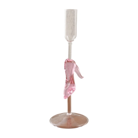 dajkiuy Valentine's Day Glass Candlestick Holders, Taper Candle Holder Heart Candle Stick for Table Centerpieces Home Table Decorations