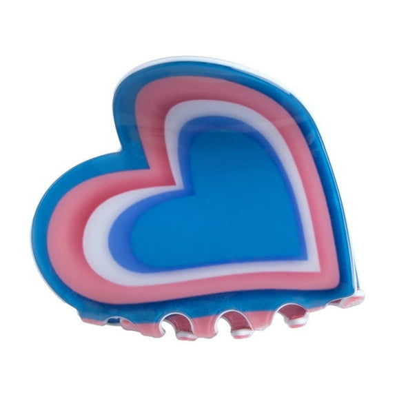 dajkiuy Valentines Day Hair Claw Clips,Heart Hair Clips,Strong Hold Jaw Clips Nonslip Hair Barrettes, Valentine's Day Hair Accessories for Women and Girls