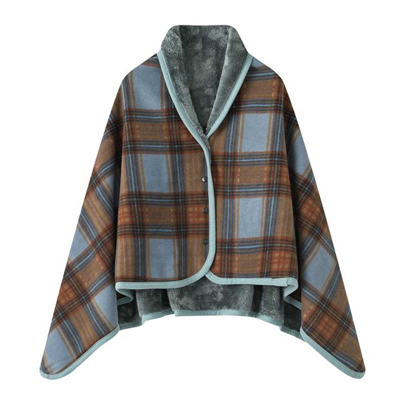 dajkiuy Wearable Blanket, Comfy Warm Wrap Shawl, for Office, Bed, Sofa and Outdoors, All Seasons, 31.5x51 Inch