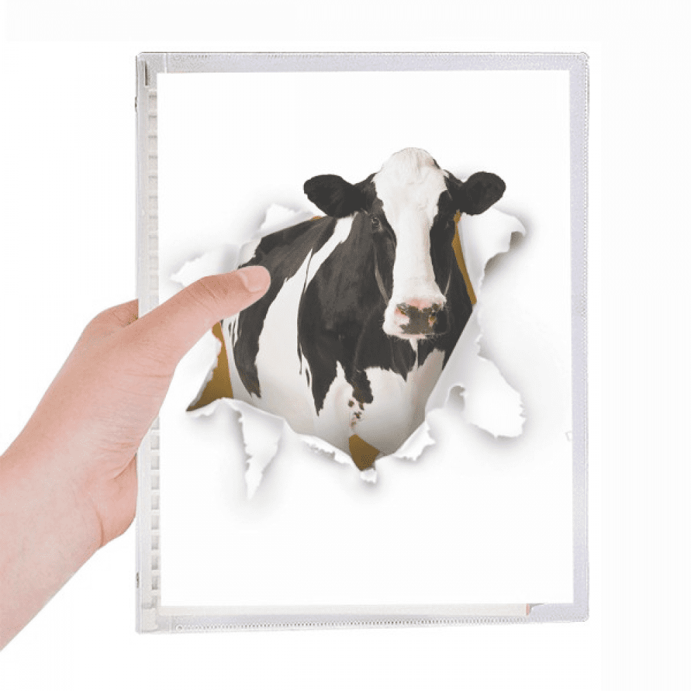 damage animal paper cows notebook loose diary refillable journal statiry