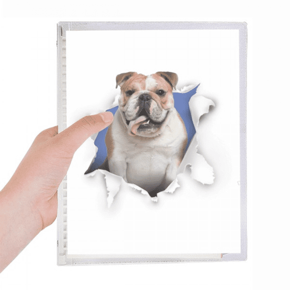damage animal paper pekingese notebook loose diary refillable journal statiry