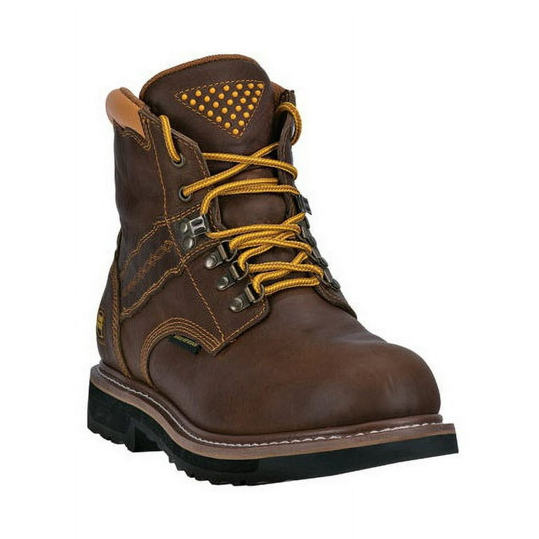 dan post work boots mens 6 gripper zipper waterproof brown dp66484 Walmart