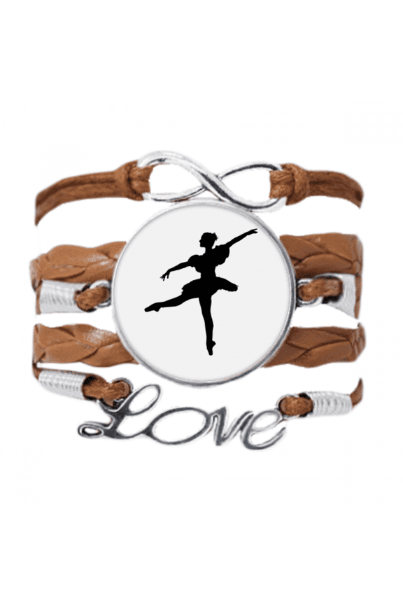 dance dancer ballet art sports bracelet love chain ornament wristband