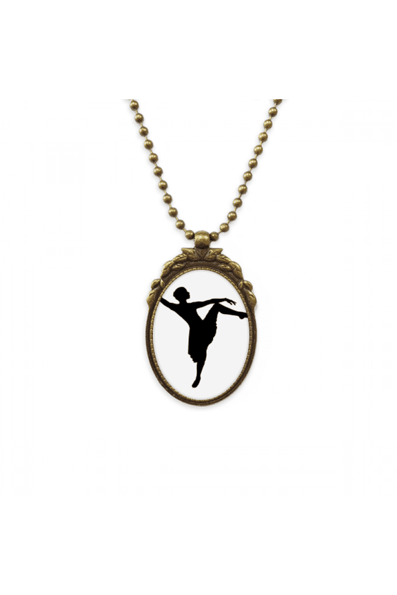 dance dancer performance art sports antique necklace vintage bead pendant keychain