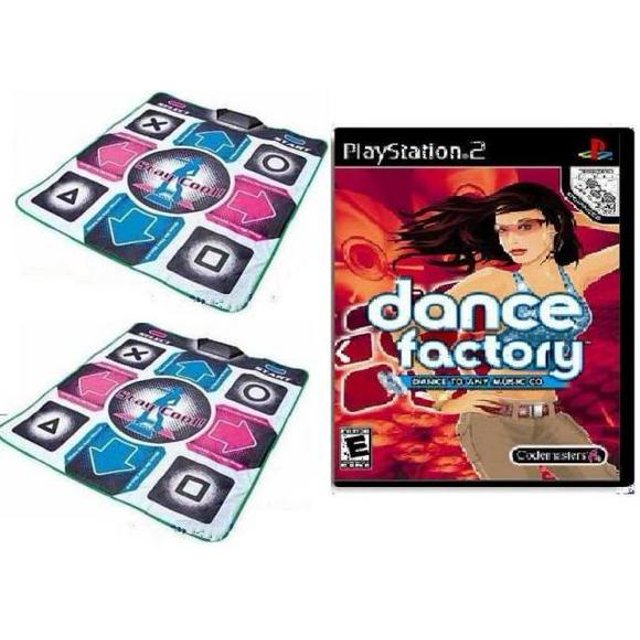 dance factory game & mat bundle playstation 2