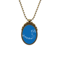 thumbnail image 1 of dancg 5-le staff blue antique necklbrass vintage pendant keychain, 1 of 3