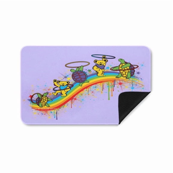 dancing bear patterned floor mat is durable and easy to clean adding a warm atmosphere and perfectly decorating your home