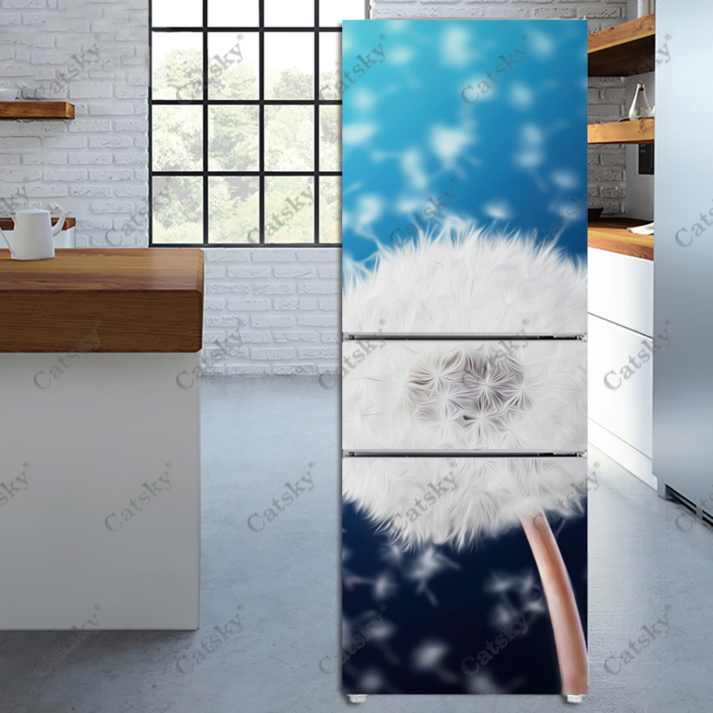 Vinile Adesivo Per Frigorifero Ciliegie E More: Pellicola Decorativa 200x70 Cm Per Personalizzare La Cucina, Rimovibile