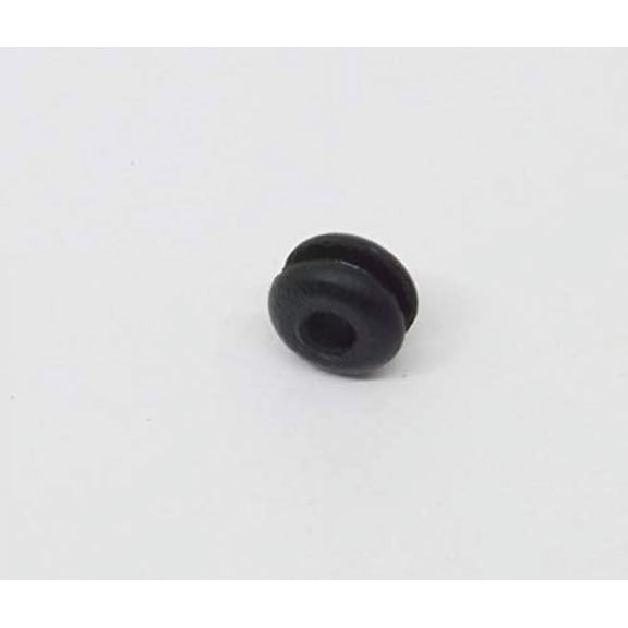 dangoodbuy, inner Diameter 1/8" Rubber Push-in Grommet, Black 24 Piece