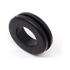 dangoodbuy inner Diameter 5/8" Rubber Push-in Grommet, Black 6 Pack
