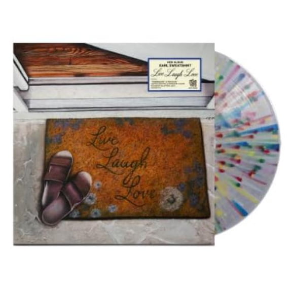 daniele baldelli Live Laugh Love Rainbow Splatter (Vinyl Record)