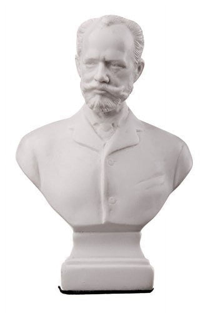 Joseph Stalin Marble Bust Statue - 4.8" Historical Figure Sculpture White