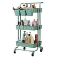 danpinera 3Tier Rolling Cart Utility Storage Cart Organizer with