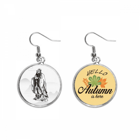 dao china lao tzu earring dangle autumn earring jewelry