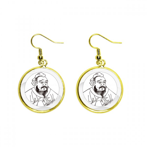 dao china lao tzu earring dangle en drop earring jewelry woman