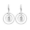 thumbnail image 1 of dao china zhuge liang earrings dangle hoop jewelry drop circle, 1 of 3
