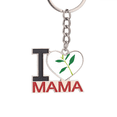 thumbnail image 1 of dark green  cartoon Keychain Metal Keyring Holder Love MAMA Mother, 1 of 3