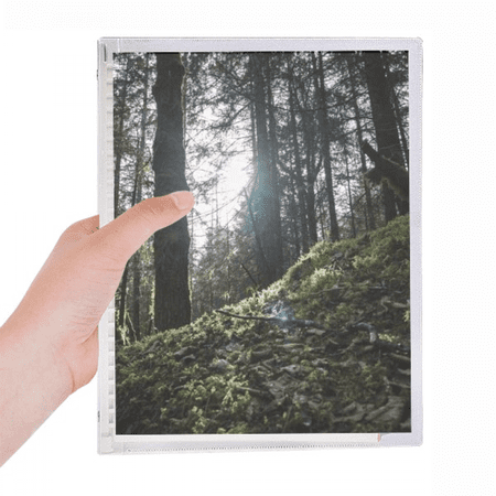 dark green ry science nature scenery notebook loose diary refillable journal statiry