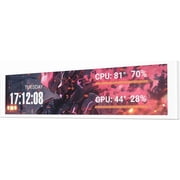 darkFlash DF-V92-WH 9.2" 1920x462 IPS ARGB Computer Monitor, White
