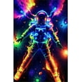 thumbnail image 1 of dashuaibi-Colorful Wall Art,Outer Space Room Decor,Astronaut Decor Black light Poster,Solar System Painting Space Wall Decor Bathroom Pictures 12 x18 Inches Canvas, 1 of 6