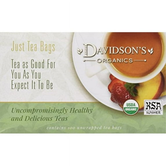 davidson's tea decaf earl grey, 100-count tea bags