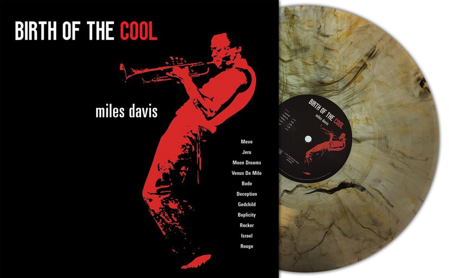 Davis Miles Lp-Miles Davis-Birth Of The Cool -Grey/Gold Marble (Vinyl Record)