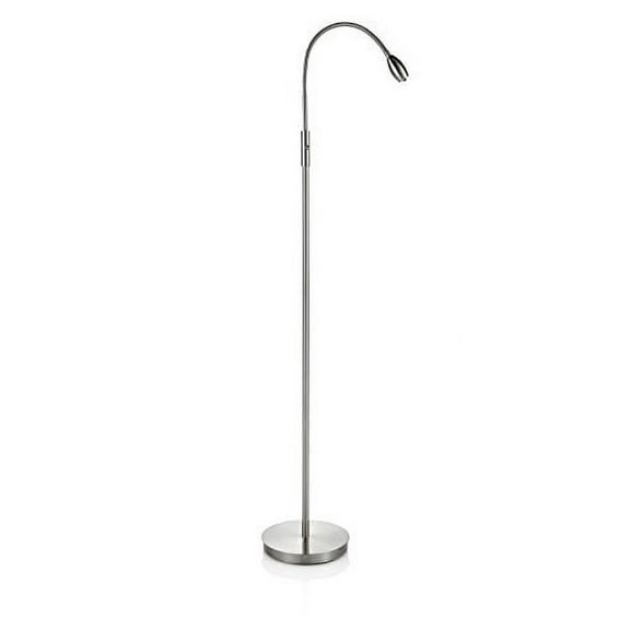 daylight24 402071-15, FOCUS Adjustable Beam LED Floor Lamp, Nickel