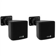 dayton audio sat3b 3 cube speaker pair black